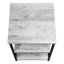 Table d'appoint, côté, bout, table de chevet, lampe, salon, chambre à coucher, stratifié, métal, contemporain, moderne-764809172-764809171