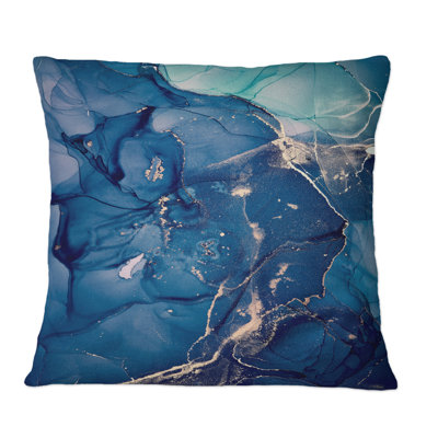 Coussin Blue Ink Clouds II