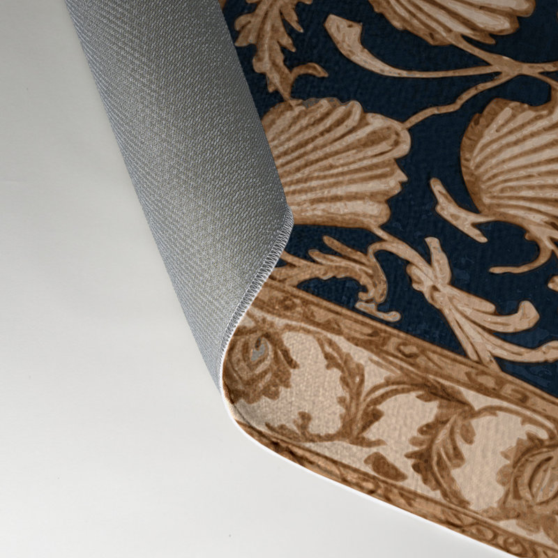 Tapis d'intérieur et d'extérieur brun français, Rectangulaire 3 pi x 5 pi