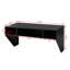 Bureau d'ordinateur mural avec tablettes de rangement-72519143