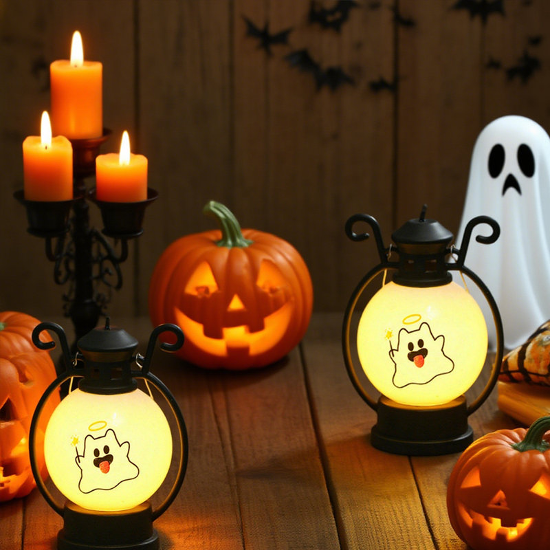 Ensemble de 2 lumières citrouilles d'Halloween