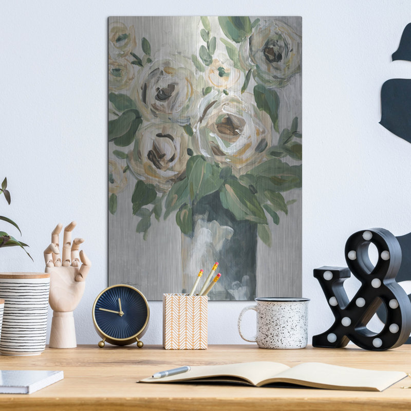 "Profondeur florale" par Carol Robinson, H 16 po x l 12 po 