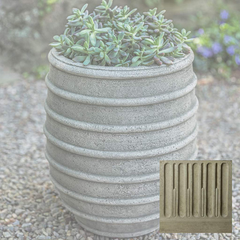 Pot de fleurs en béton coulé Ténériffe, Verde