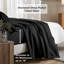 Ensemble de draps en coton égyptien de couleur unie à densité de tissage de 650 fils avec poches profondes-699434659-699434647
