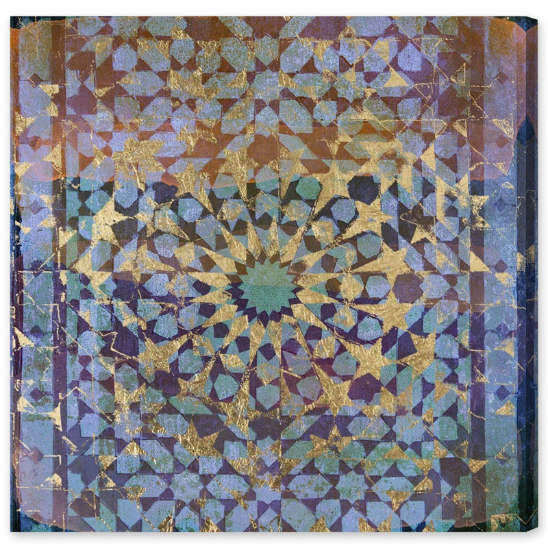 « creative mandala », impression sur toile tendue, H 20 po x l 20 po x P 1,5 po