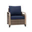 Fauteuil d'extérieur en rotin avec coussins Patio-1428446650
