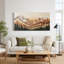 «Layered Wood Mountain Landscape with Pine Trees», art mural sur toile-908628020