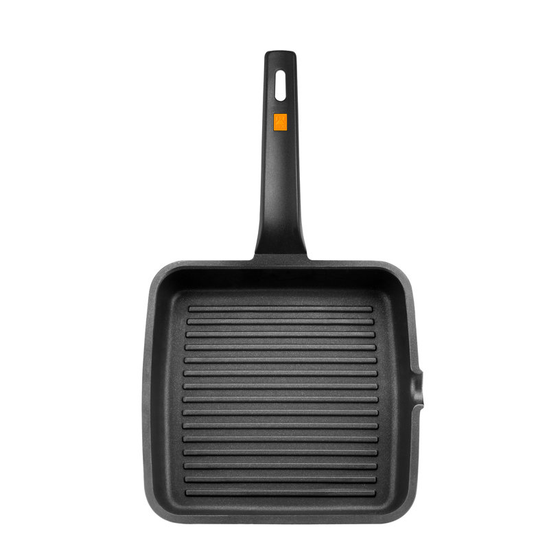 EFFICIENT RIBBED GRILL PAN 28x28 cm