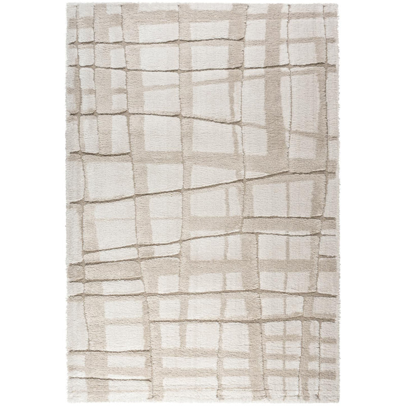 Geometric Shapes 133cm X 195cm Area Rug, Rectangle 200 x 290 cm, Green