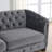 Hafid 76.89'' Velvet Sofa-120836624-68613723