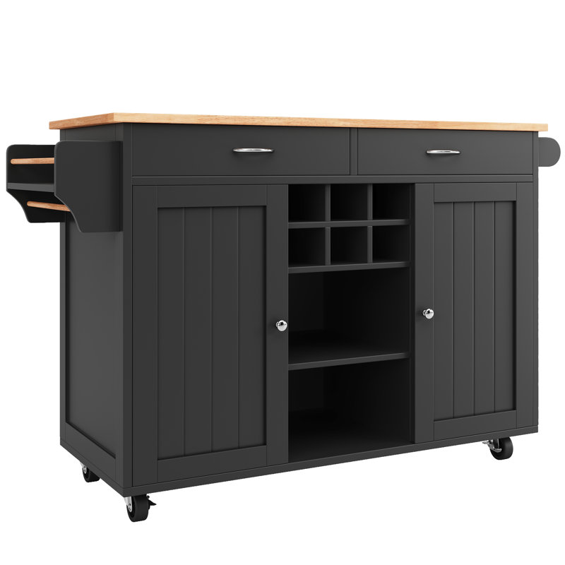 Kitchen Island, Black