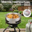 Ensemble de cuisinière d'extérieur au propane avec pot de friteuse et panier-filtre Feasto