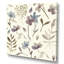 Floral, aquarelle, isolé sur blanc, reproduction d'art sur toile-66802184-66802187