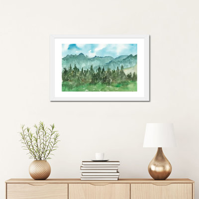 " Stand of Evergreens II " Painting