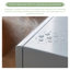 Meuble-lavabo de salle de bain en bois d'hévéa Dopamine Decor, bloc de couleurs bleu et blanc, avec miroir intelligent-1456315341