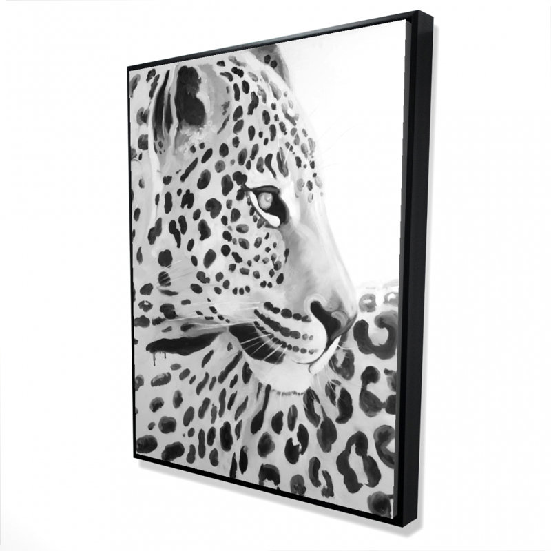 Beautiful Leopard Print On Canvas