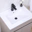 Ensemble de meuble-lavabo simple autoportant 24 po Black