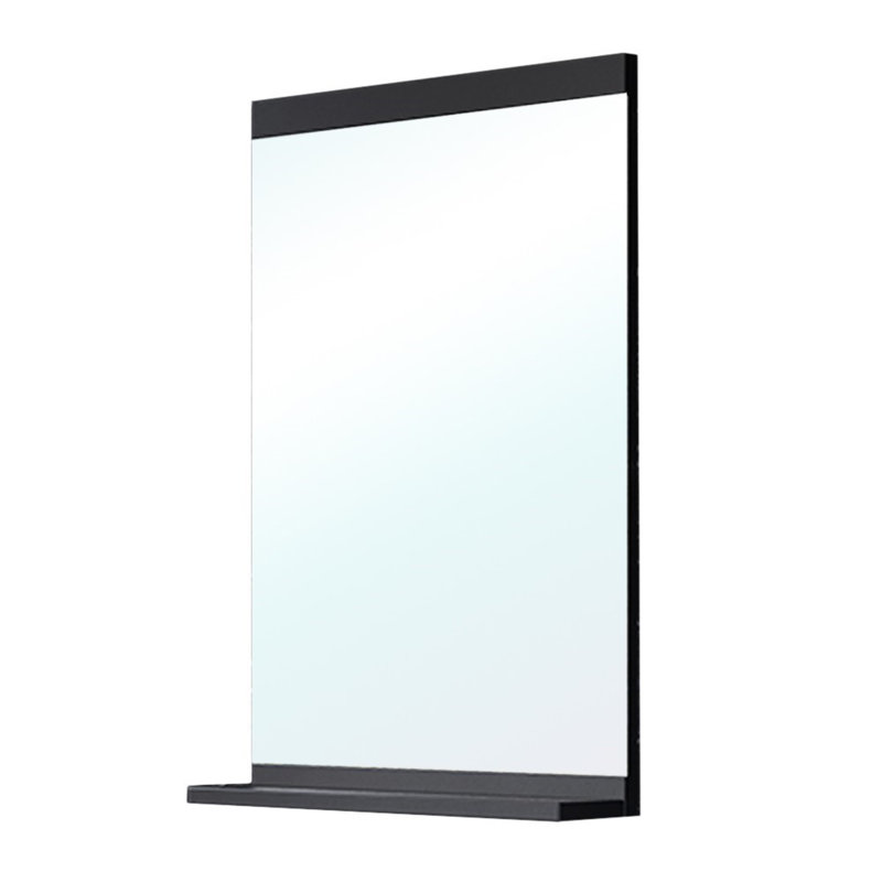 Miroir de salle de bain avec tablettes