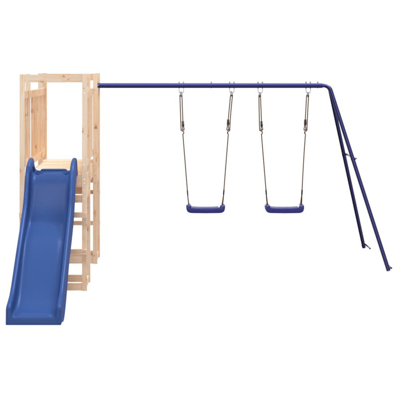 Dileo Freeport Park Swing Set Swing(s), Solid Wood Pine
