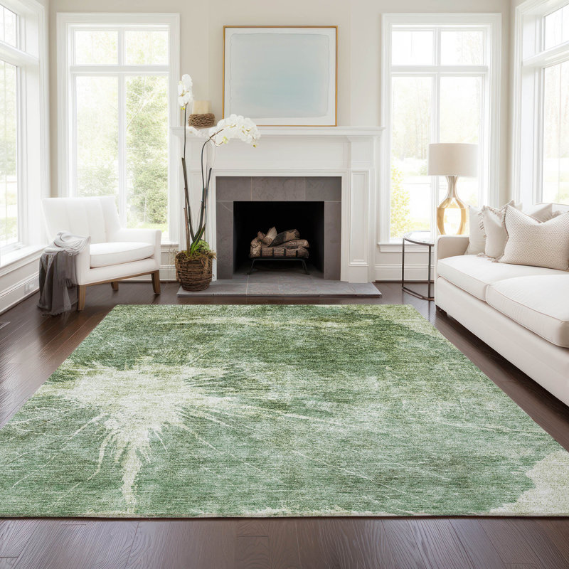 Tapis intérieur / extérieur Sharna avec envers antidérapant, Rectangle de 10 pi x 14 pi