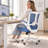 Office Chair,Ergonomic Comfy Home Desk Chair with 350LBS Capacity,High Back Gaming Chair with Wheels,Mesh Computer Chair,Lumbar Support, Adjustable Headrest,Flip-up Armrest-103594823