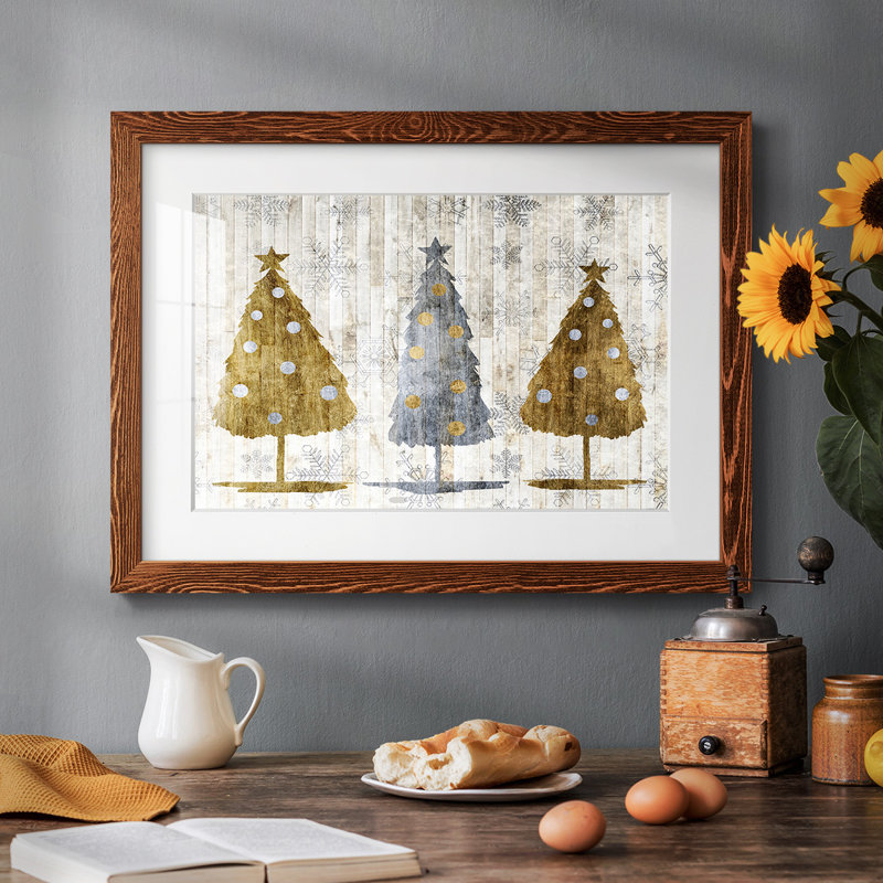 Collection sophistiquée de Noël A, H 14 po x l 20 po x P 1,5 po, Érable