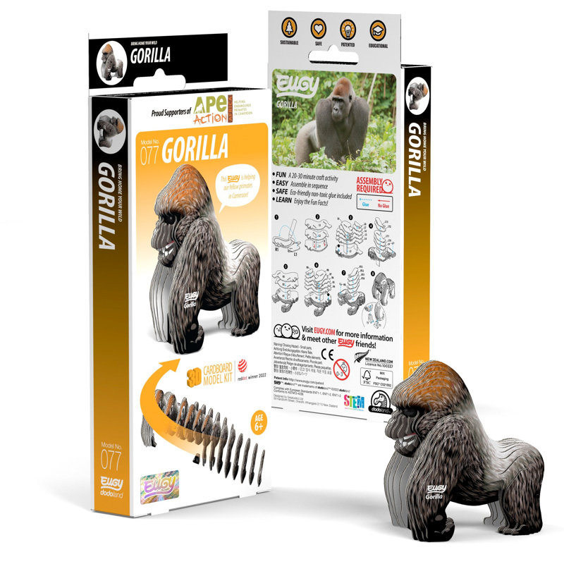 Casse-tête EUGY Gorilla 3D
