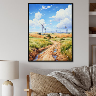 " Wind Turbines Whirling Energy I "