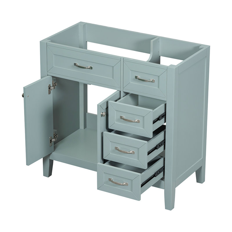 Base de meuble-lavabo simple 35,51 Nadaja seulement, Argent, Vert