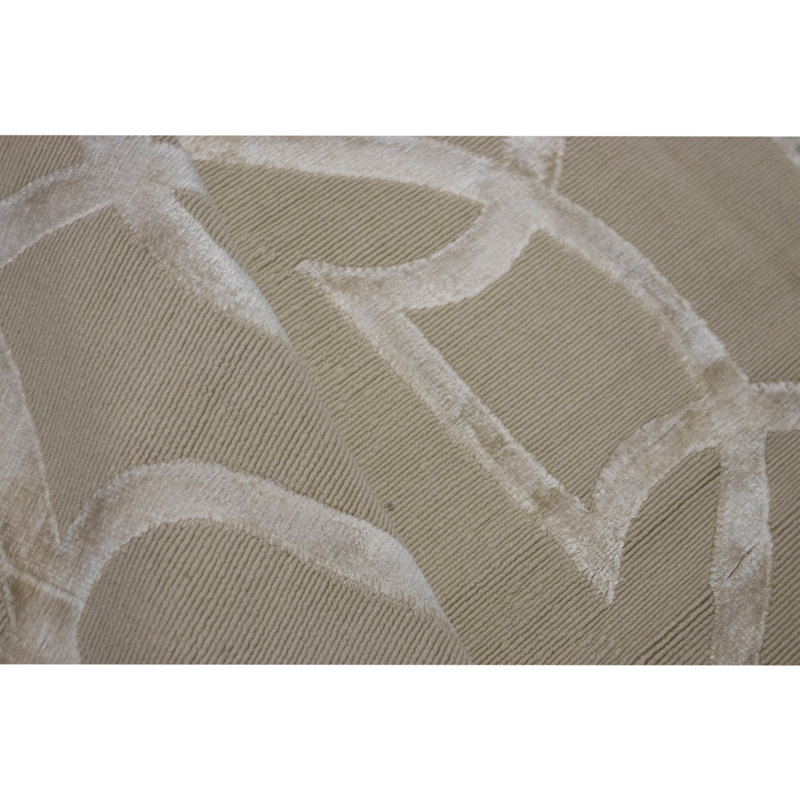 High-Quality Hand-Knotted Sand Area Rug