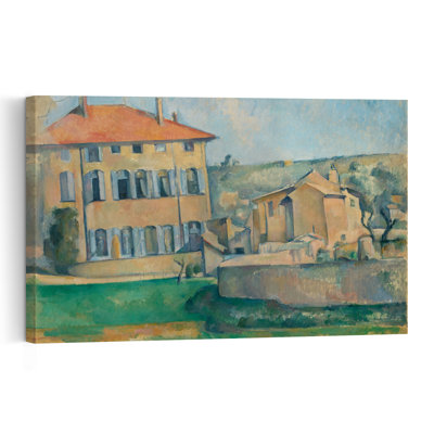 La Maison à Aix, 1885-1887 - Estampe d'art mural impressionniste abstraite contemporaine représentant un paysage architectural