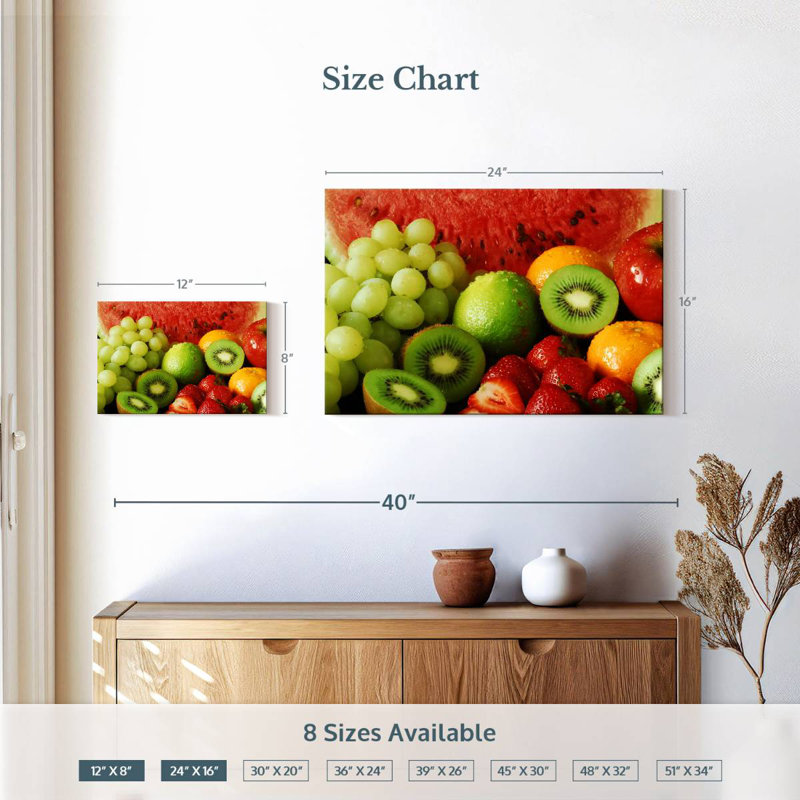 Assortiment de fruits Yarlin, H 16 po x l 24 po
