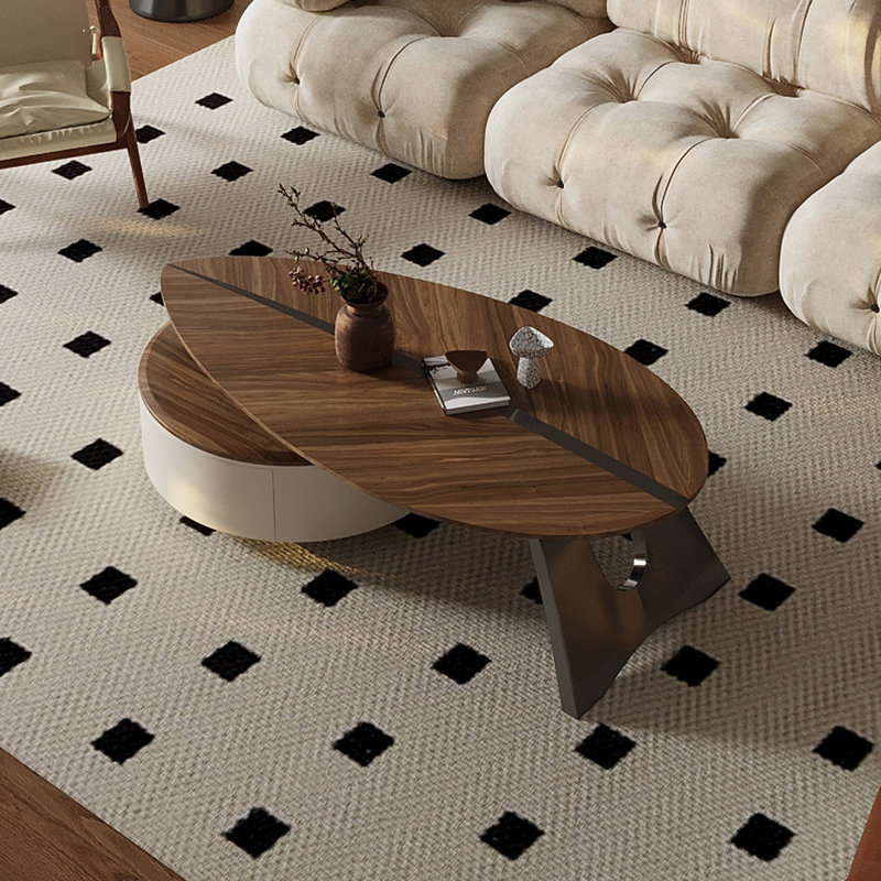 Simple leaf shape coffee table