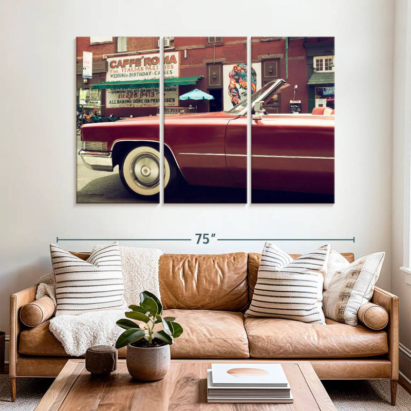 Rouge Mehar Cadillac, H 24 po x l 38 po