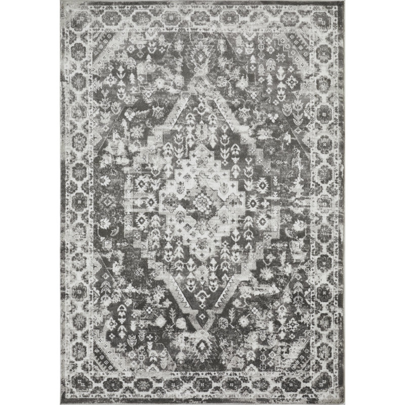 Tapis oriental gris Raghdah, Rectangle 2 pi x 3 pi