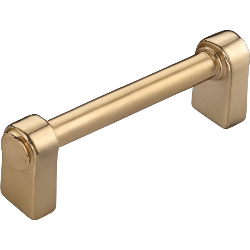 Poignée de meuble Artisanal, Bronze naturel, 3 3/4″