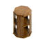 Ensemble de deux tables basses, table basse et salon de 31,5 po en bois d'hévéa naturel (ensemble de deux pièces)-695016542