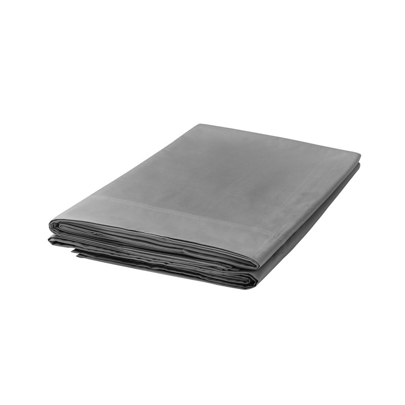 BOB 300TC EQYPTIAN COTTON Flat Sheet, Kingsize (5'), Grey