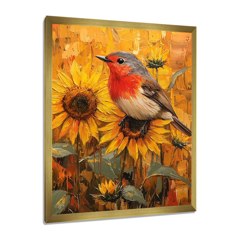 Ditrich - Animals Wall Art Prints, H 20 po x l 12 po, Reproduction encadrée d'une seule photo, Doré