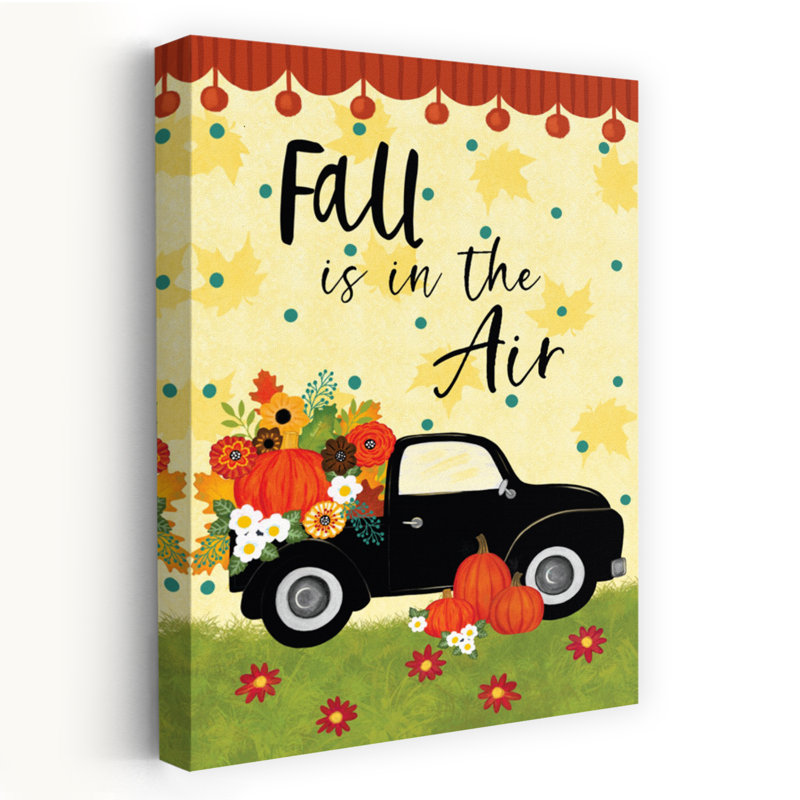 «Fall Is In The Air», art floral contemporain, H 48 po x l 32 po