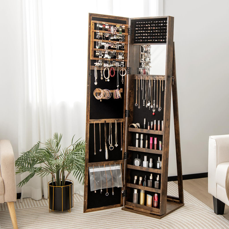 Audrianna Jewelry Armoire, Brown