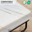 Coussin de matelas en mousse viscoélastique imprégnée de gel (grand, 4 pouces)-95221553-95221555