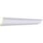 Endurathane Federal Crown Moulding, 2 3/8"H x 2 7/8"P x 3 5/8"F x 94 1/2"L, (2" Repeat), Factory Primed