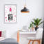 Giclée encadrée «Think Pink», par Martina Pavlova-659364306-659364304