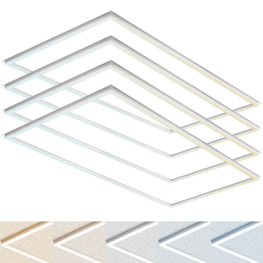 Dimmable Rectangle Flat Panel Ceiling Light Luxrite