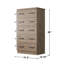 Commode 5 tiroirs 5 pouces Giello-456157300