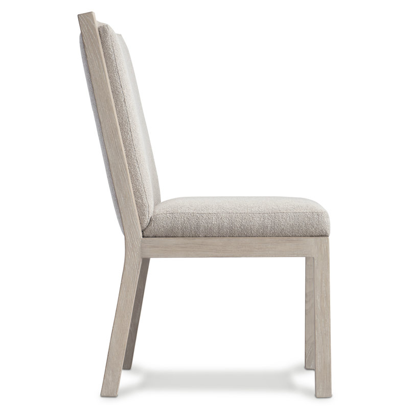 Prado Upholstered Back Side Chair in Beige