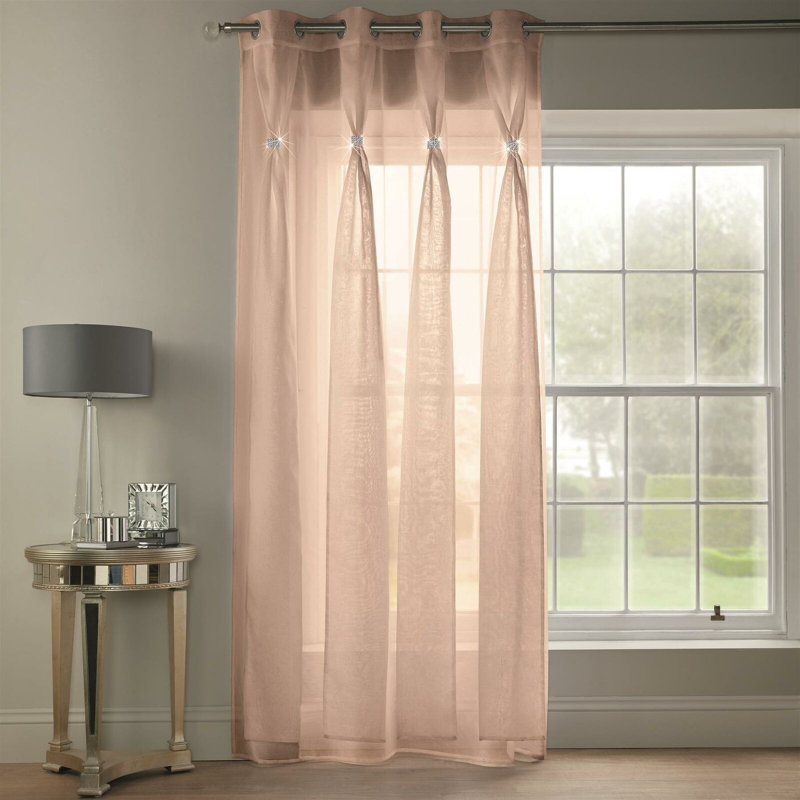 Jaxan Sheer Curtain Single Panel, 144.78 W x 274.32 D cm