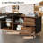 78.7" L-Shaped Executive Desk, Modern Large Office Computer Desk with Storage Cabinet for Home Office-387003581