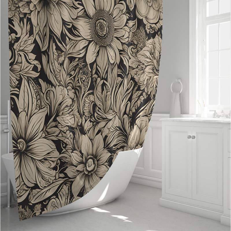 Rideau de douche Deltoro, H 72 po x l 70 po
